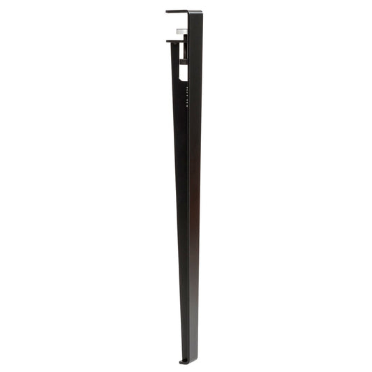 Table and desk leg 75 cm, 1 piece, graphite black