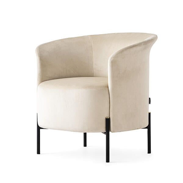 Rendez Vous - Upholstered Fabric Easy Chair With Armrests by Calligaris