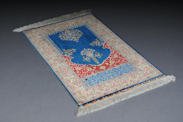 20th Century Anatolian Prayer Rug in Cotton-Silk-FLW-1800839