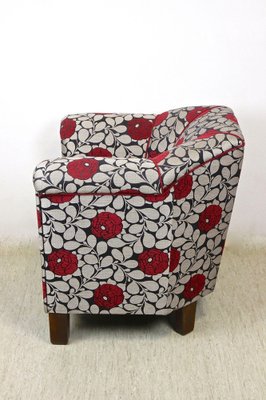 20th Century Art Nouveau Armchair with Footstool, Austria, 1915, Set of 2-TQA-1354219