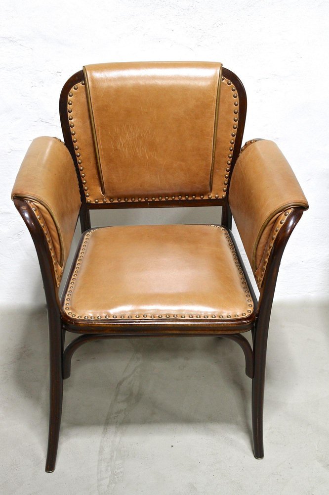 20th Century Art Nouveau Bentwood Armchairs attributed to Thonet, Austria, 1904, Set of 2