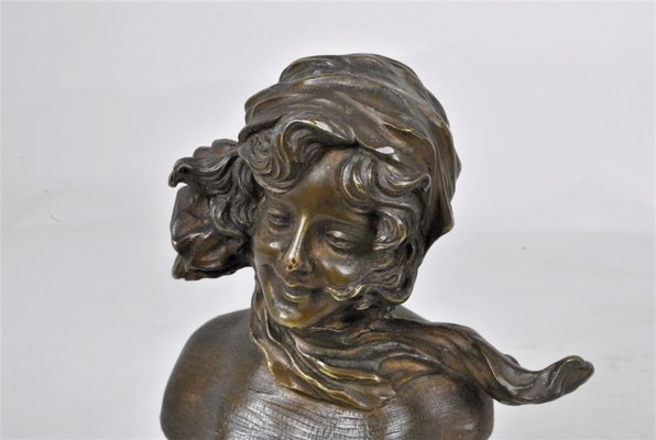 20th Century Art Nouveau Bronze by F Renard-SYQ-959896