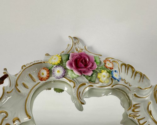 20th Century Baroque Mirror in Porcelain with Musical Putti by PMP, GDR-GYX-2025946