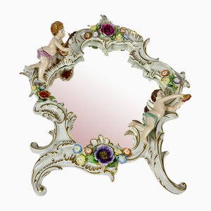 20th Century Baroque Mirror in Porcelain with Musical Putti by PMP, GDR-GYX-2025946