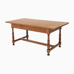 20th Century Belgian Oak Dining Table-YSY-1727701