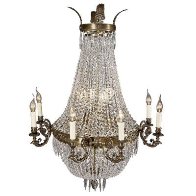 20th Century Biedermeier Basket Chandelier-FLW-1402269