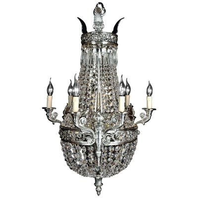 20th Century Biedermeier Basket Chandelier-FLW-1402344