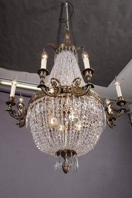 20th Century Biedermeier Basket Chandelier-FLW-1402269