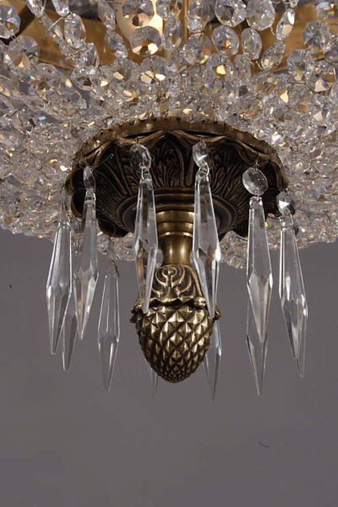 20th Century Biedermeier Basket Chandelier