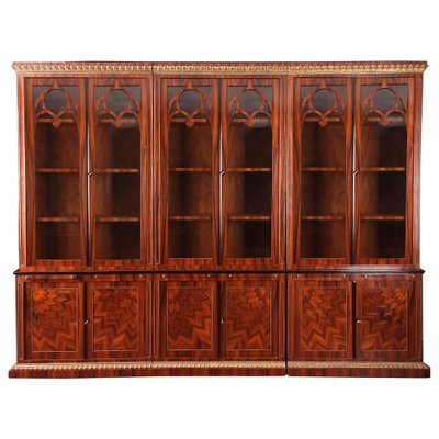 20th Century Biedermeier Style Bookcase Cabinet-FLW-1401895