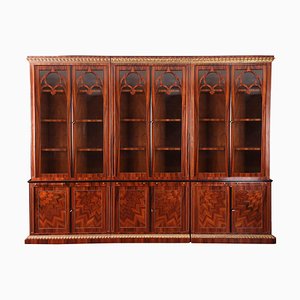 20th Century Biedermeier Style Bookcase Cabinet-FLW-1401895