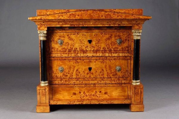 20th Century Biedermeier Style Pine Commode-FLW-1401951