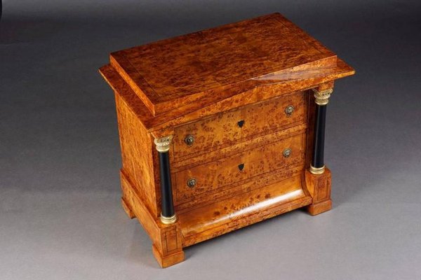 20th Century Biedermeier Style Pine Commode-FLW-1401951