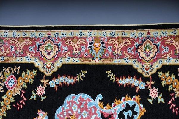 20th Century Blue Royal Ozipek Silk Tapestry from Hereke-FLW-1800843