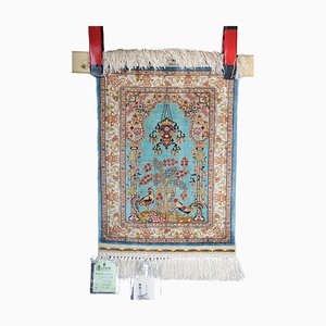 20th Century Blue Royal Ozipek Silk Tapestry from Hereke-FLW-1800842