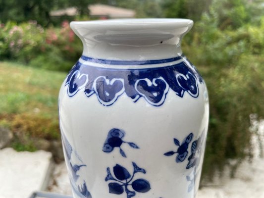 20th Century Blue & White Porcelain Vase, China-UR-1315552