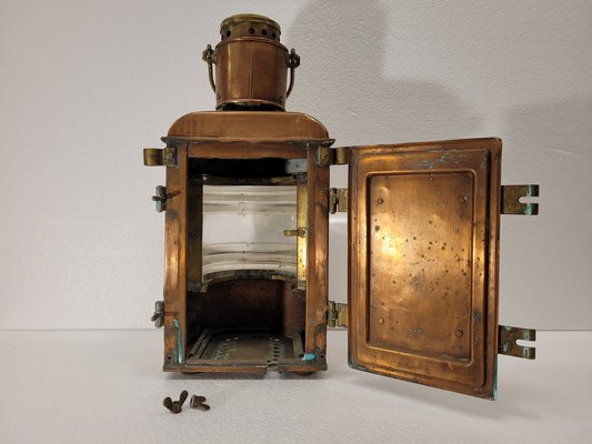 20th Century Boat Lantern from Ouvrard & Villars, Saint Ouen, France-NUC-1792315