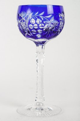 20th Century Bohemian Cut Crystal Chalice-WFS-1778244