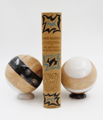 20th Century Bookend Balls, Set of 2-WFS-1323534