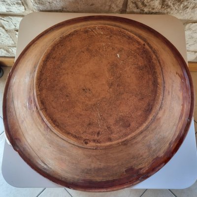 20th Century Bowl in Varnished Terracotta with Spout-GSF-1806990