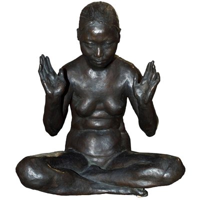 20th Century Bronze Sculpture of Nude Woman-ZCI-751867