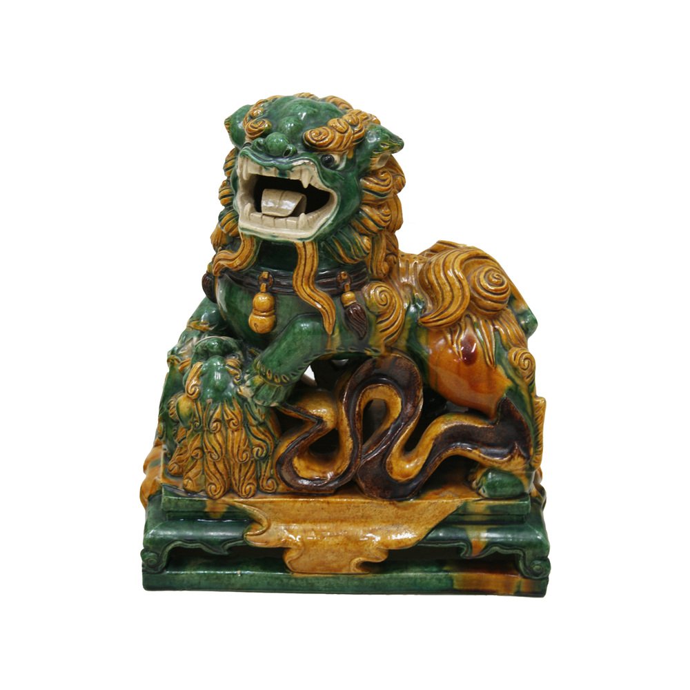 20th Century Chinese Foo Lions, Set of 2