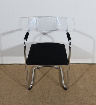 20th Century Chrome Metal Office Chair-RVK-1173085