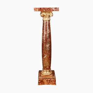 20th Century Classicist Style Marble Ornamental Pillar or Column-FLW-1401891