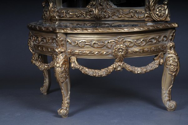 20th Century Console Mirror in Louis XV Style-FLW-1401767