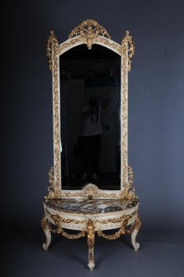 20th Century Console Mirror in Louis XV Style-FLW-1401766