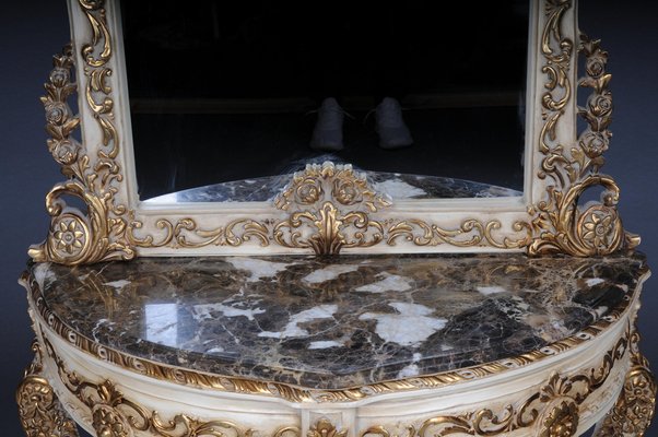 20th Century Console Mirror in Louis XV Style-FLW-1401766