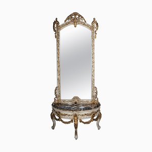 20th Century Console Mirror in Louis XV Style-FLW-1401766