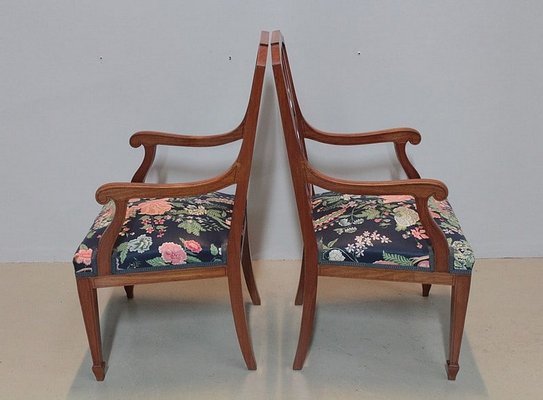 20th Century Dining Chairs in Mahogany, Set of 4-RVK-1318490