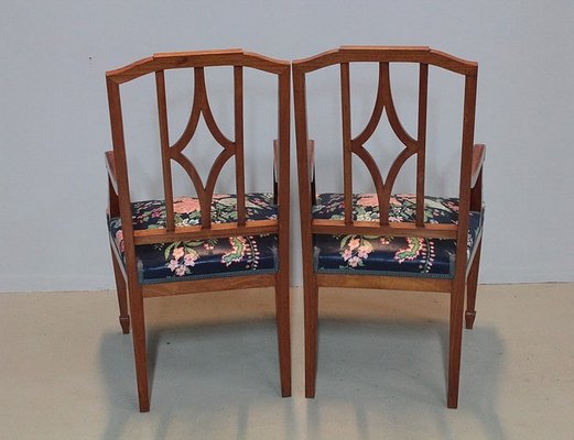 20th Century Dining Chairs in Mahogany, Set of 4-RVK-1318490