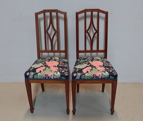 20th Century Dining Chairs in Mahogany, Set of 4-RVK-1318490