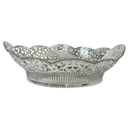 20th Century Dutch Silver Bread Basket by Van Kempen & Begeer