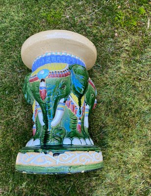 20th Century Elephant Garden or Patio Seating, Set of 5-LL-1294774