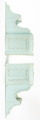 20th Century Embroidery Wall Consoles, Set of 2-WFS-1323536