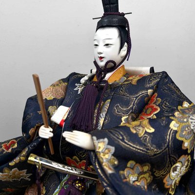 20th Century Emperor and Empress Hina Doll Set, Japan, 1990s, Set of 17-DWL-1739623