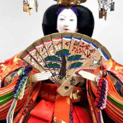 20th Century Emperor and Empress Hina Doll Set, Japan, 1990s, Set of 17-DWL-1739623