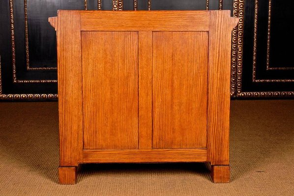 20th Century Empire Caryatide Tulip Veneer Commode-FLW-1402272