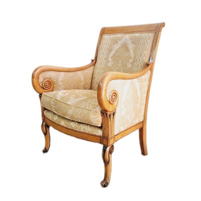 20th Century Empire French Bergere Armchair-FRB-1739682