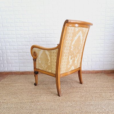 20th Century Empire French Bergere Armchair-FRB-1739682