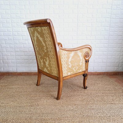 20th Century Empire French Bergere Armchair-FRB-1739682