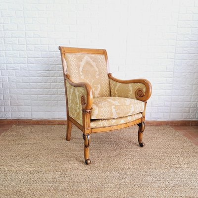 20th Century Empire French Bergere Armchair-FRB-1739682