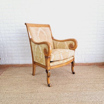 20th Century Empire French Bergere Armchair-FRB-1739682