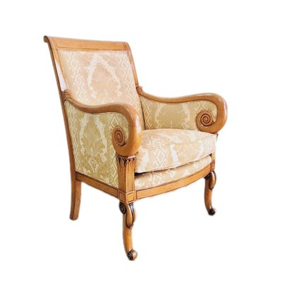 20th Century Empire French Bergere Armchair-FRB-1739682