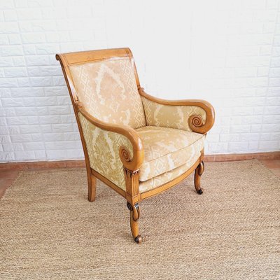 20th Century Empire French Bergere Armchair-FRB-1739682