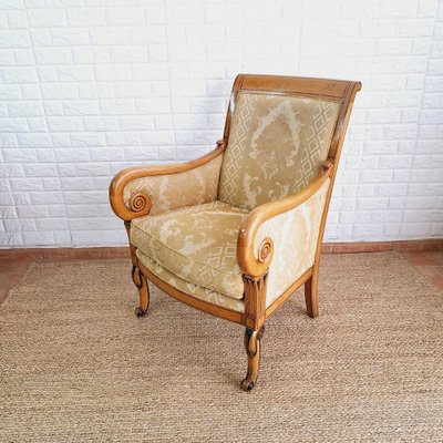 20th Century Empire French Bergere Armchair-FRB-1739682