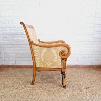 20th Century Empire French Bergere Armchair-FRB-1739682